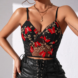 Butterfly Embroider Corset (Front)