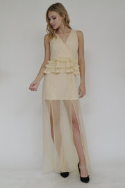 Ruffle Front Dress (Front)