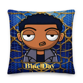 ppREp Blue Day J Hug & Throw Pillow (Front) ppREp Blue Day J Hug & Throw Pillow (Front)