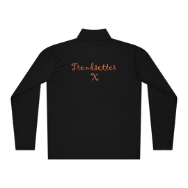 Trendsetter X Unisex Quarter Zip Pullover, Black (Back) Trendsetter X Unisex Quarter Zip Pullover, Black (Back)