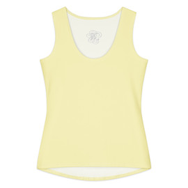 NICE Pastel Yellow Tank Top (Front)