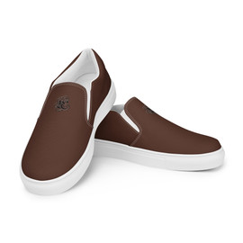 NICE Brown Slip-On Canvas Shoes