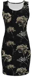 Florals #3876 Body Dress (Front)