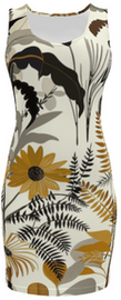 Florals #3899 Body Dress (Front)