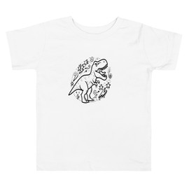 Dinosaurs #3448 SS Toddlers 4T-5T Tee (Front)