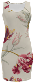Florals #3918 Body Dress (Front)