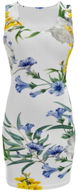 Florals #3979 Body Dress (Front)
