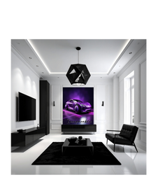 Inseparable Purple #3405 18x24 Poster (Poster enlarged for better visual experience)