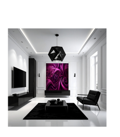Rich Silky Velvet Dark Pink #1206 11x14 Canvas (Canvas enlarged for better visual experience)