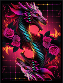 Dragons Fire #1309 18x24 Poster