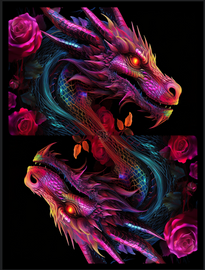 Dragons Fire #1310 18x24 Poster