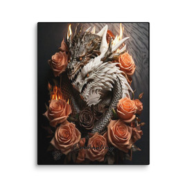 Dragons Enchanting #1353 11x14 Canvas