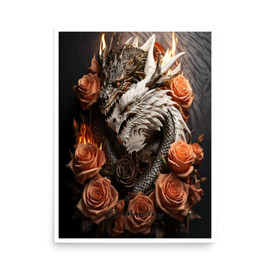 Dragons Enchanting #1353 18x24 Poster