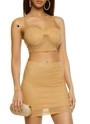 Rhinestone Bustier & Skirt Set (Front)