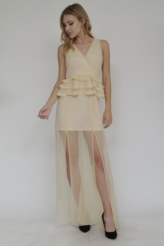 Ruffle Front Dress (Front)