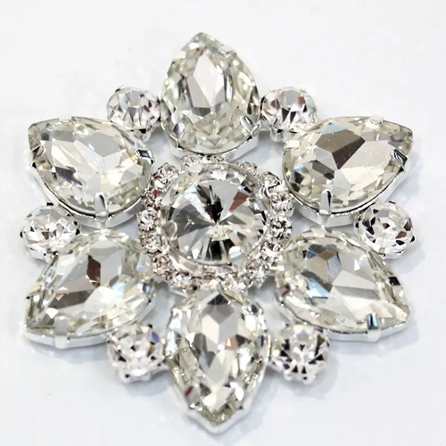 Crystal Brooch Pin