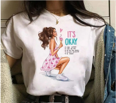Vintage "It's Okay To Be Yourself" Tee (Front)