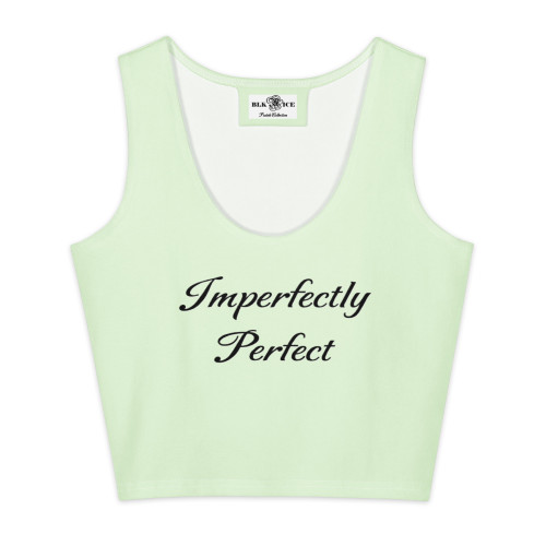 NICE Pastel Green #4928 Crop Top (Front)