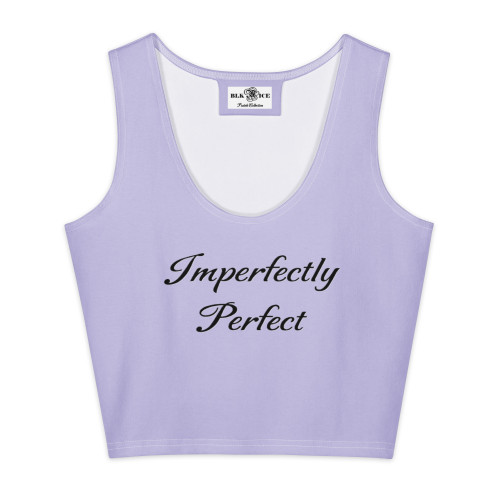 NICE Pastel Purple Crop Top (Front)
