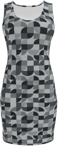 Abstracts #3894 Body Dress (Front)