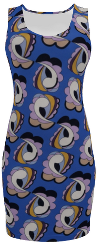 Abstracts #3953 Body Dress (Front)