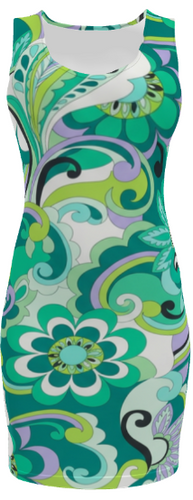 Abstracts #3973 Body Dress (Front)