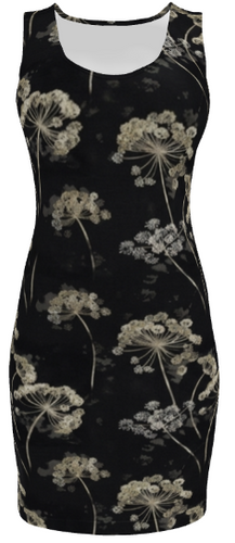 Florals #3876 Body Dress (Front)