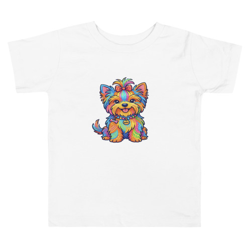 Companions #3820 SS Toddlers 2T-3T Tee White (Front)