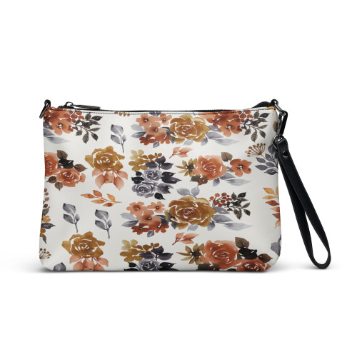 Florals #3942 Crossbody Bag (Front)