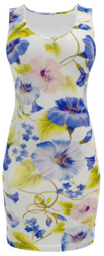 Florals #3978 Body Dress (Front)
