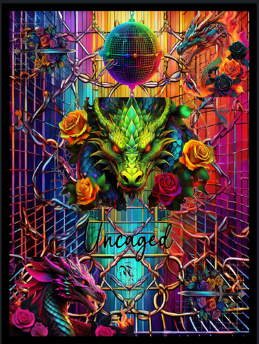 Dragons Uncaged #1308 18x24 Poster