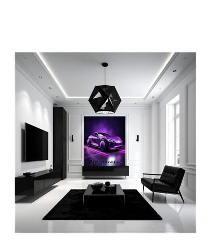 Inseparable Purple #3405 18x24 Poster (Poster enlarged for better visual experience)