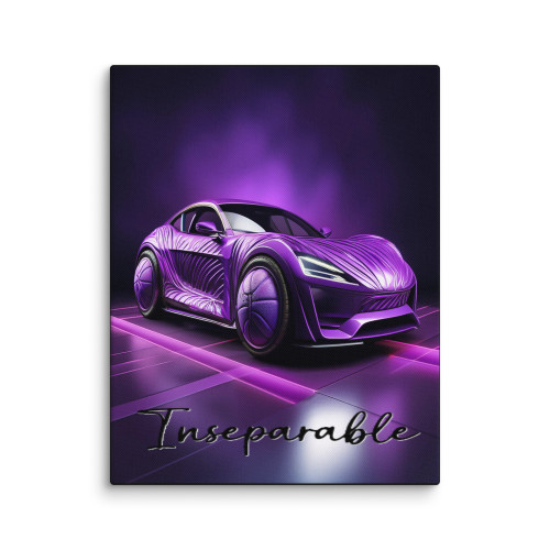 Inseparable Purple #3405 11x14 Canvas