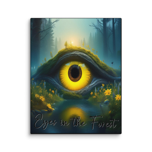 Eyes in the Forest #0884 11x14 Canvas