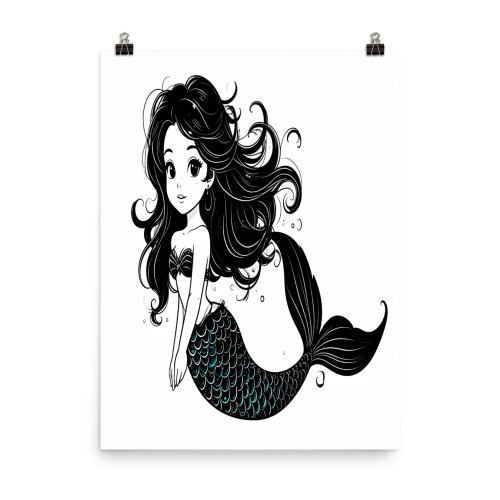 Mermaids #3389 18x24 Poster