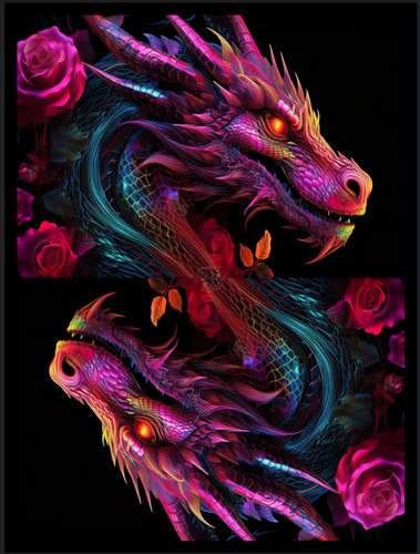 Dragons Fire #1310 18x24 Poster