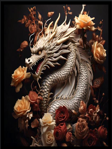 Dragons Enchanting #1350 18x24 Poster