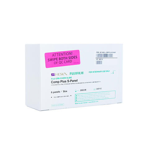 DRI-CHEM Slides, Comprehensive Plus E-Wrap (6 Panels per box)