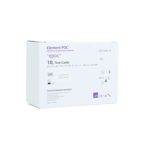 Test Card, epoc, 10/ box