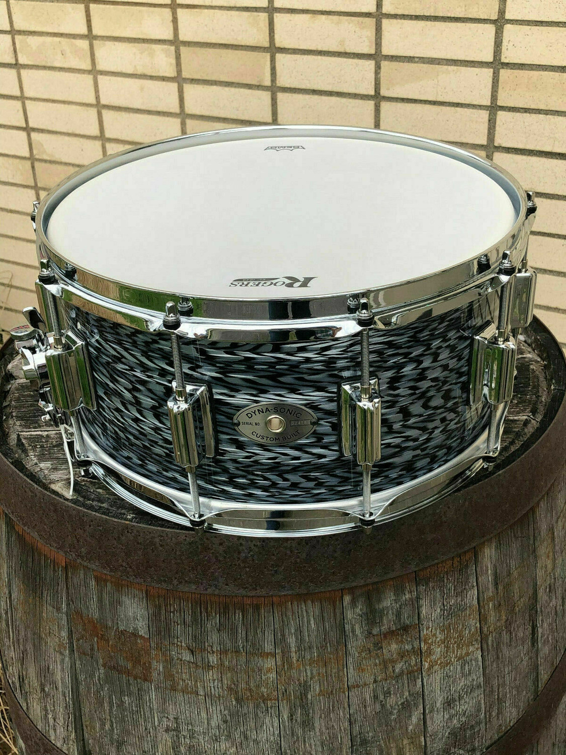 Rogers Dyna-Sonic Snare Drum 6.5x14 Black Onyx - 1 of 1 2020 USA