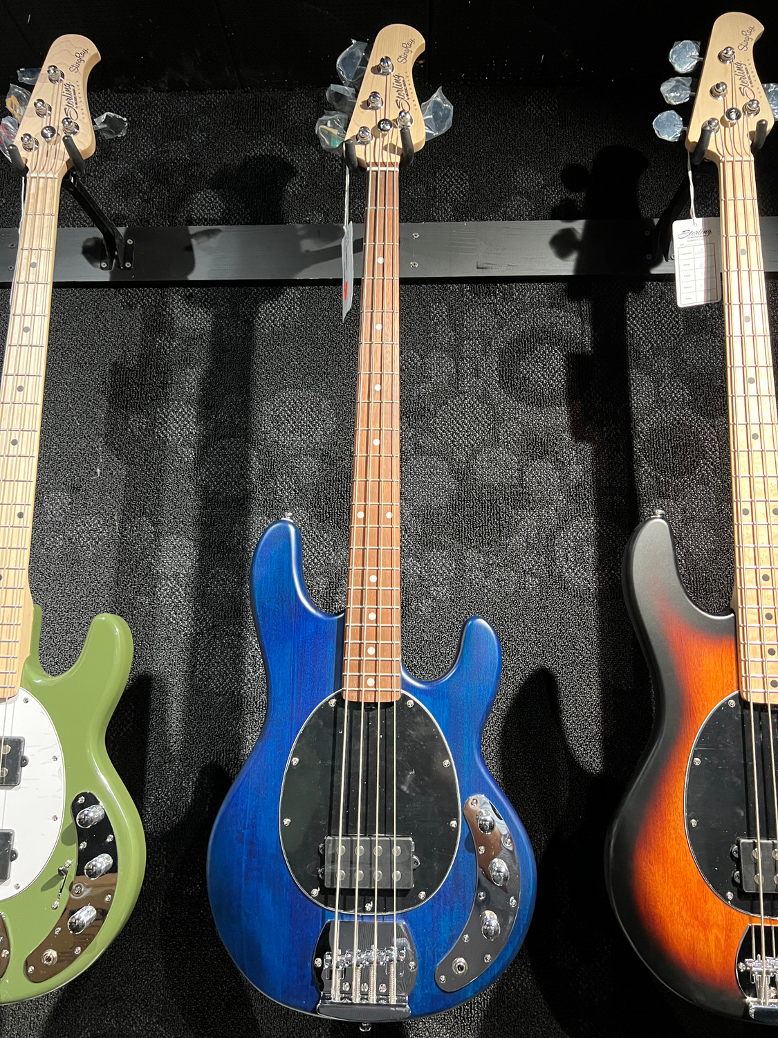 Sterling by Music Man StingRay, Trans Blue Satin || Sterling by