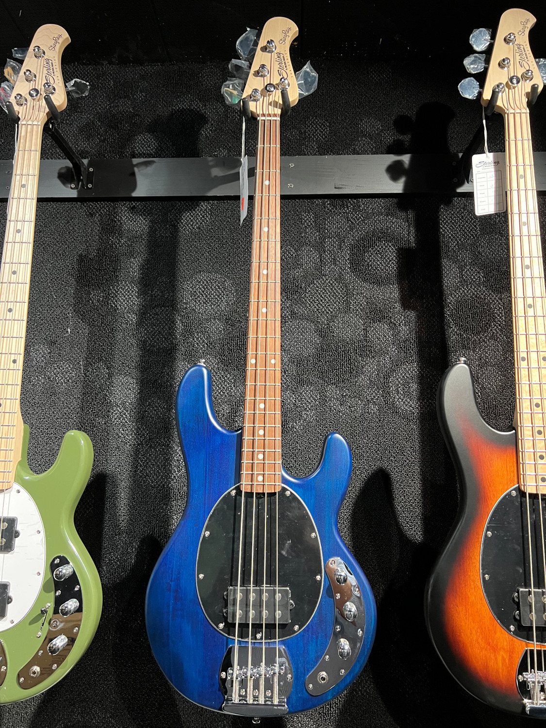 Sterling by Music Man StingRay, Trans Blue Satin || Sterling by 