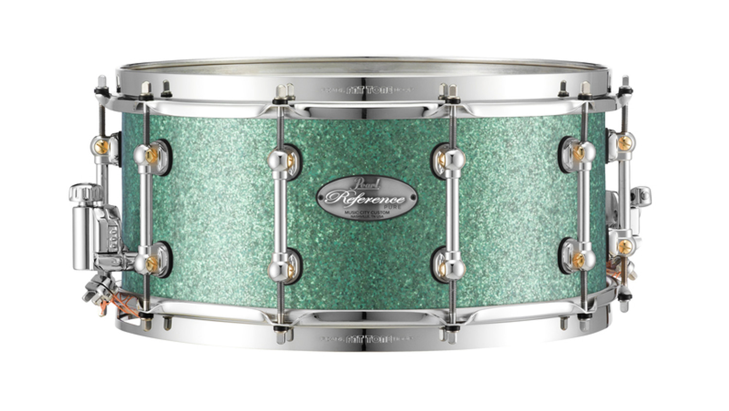 Pearl Music City Custom Reference Pure 14x6.5 Snare Drum TURQUOISE