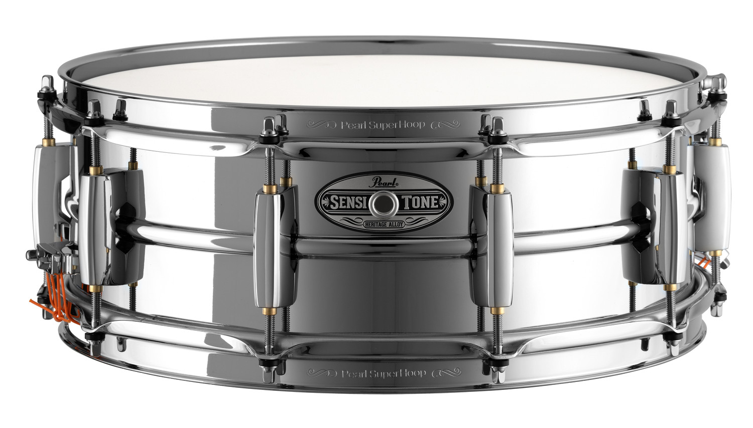 Pearl Sensitone Heritage Alloy STH1450BR Black Nickel Over Brass 14 x 5  Snare Drum Snare drum