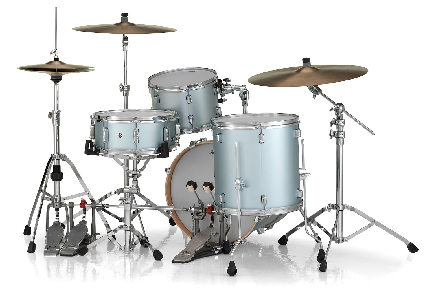 Pearl Decade Maple Drum Set, 4pc BOP Shell Pack Kit Blue Mirage