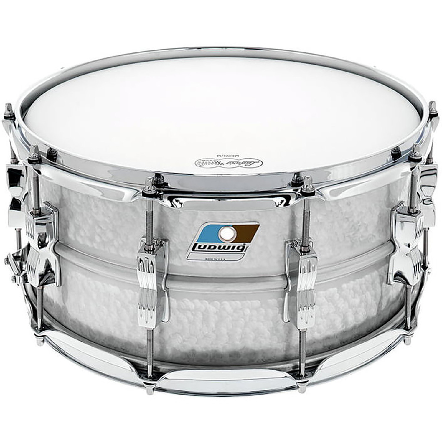 Ludwig Acrolite Classic 6.5x14 Aluminum Hammered Snare Drum LM405K