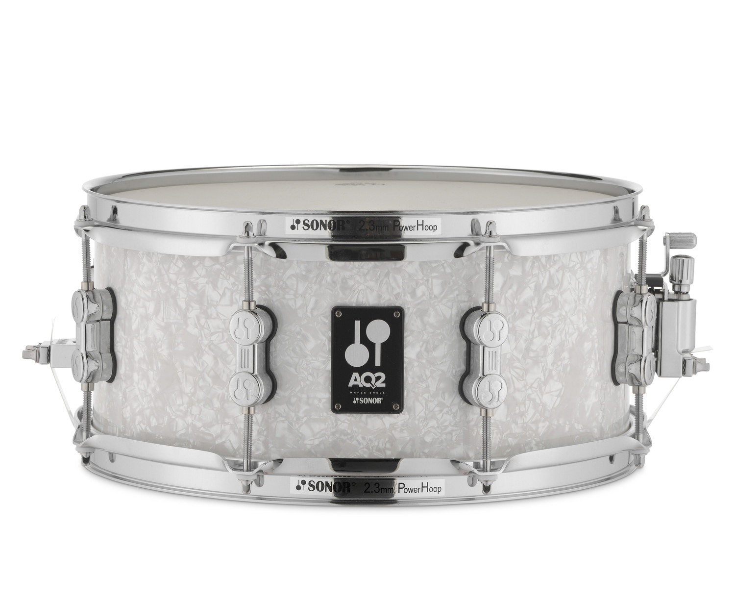 Sonor AQ2 13x6 Maple Snare Drum White Marine Pearl AQ2-1306-SDW-WHP