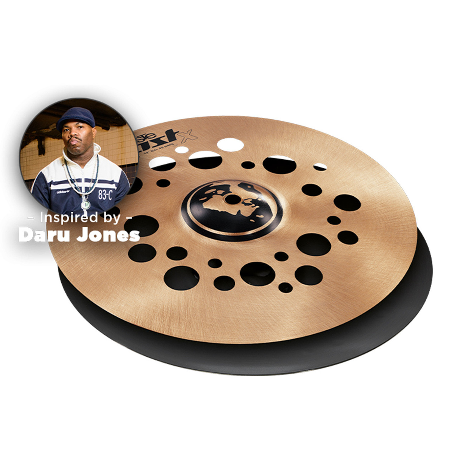 Paiste 12 PSTX Djs 45 Hi-Hat Cymbal Pair - Daru Jones Hats