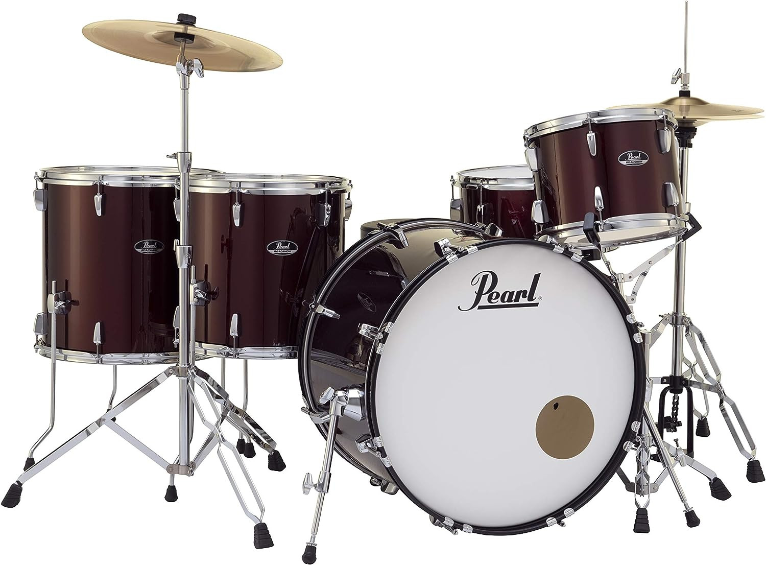 Pearl Roadshow Complete 5pc Drum Set w/Hardware and Cymbals