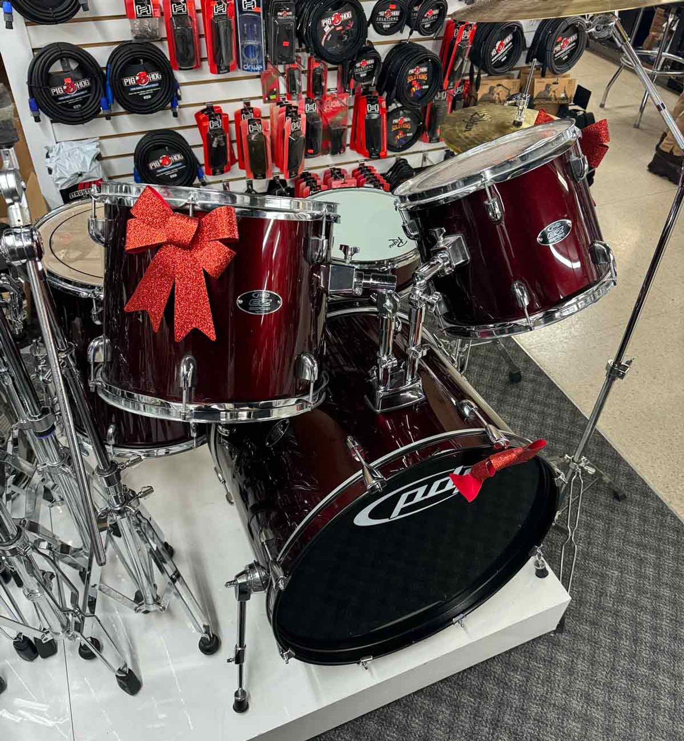 PDP EZ Series Maroon Shell Pack - Drummer Superstore